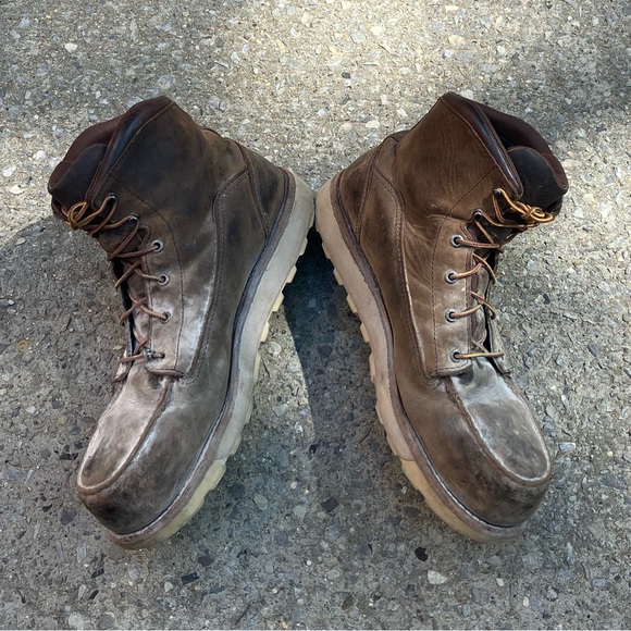 Red Wing Traction Tred Lite Work Boots Mens Size 13 D Brown Waterproof - Picture 3 of 16